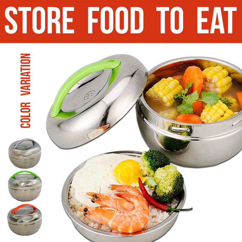 idrop [ 1000ml / 1300ml ] Stainless Steel Food Lunch Box Container / Bekal Makanan Keluli Tahan Karat / 不锈钢食品饭盒容器