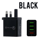 idrop 4 IN 1 Quick Charge 3.0 USB Charging 4-Port Plug ( 1pc ) / Palam Pengecasan Pantas / 快充充电插头 [ 1pc ]