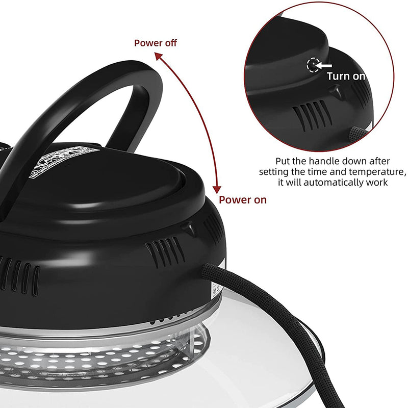 idrop [ 8 IN 1 ] 12 LITER Multifunction Halogen Oven Cooker 1200-1400W / Periuk Ketuhar Halogen Pelbagai Fungsi / 【8合1】12升多功能卤素烤箱灶1200-1400W