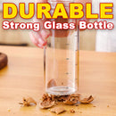 idrop 500ml Kitchen Seasoning Sauce Cooking Oil Glass Queeze Pressure Dispenser Bottle