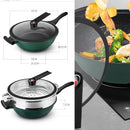idrop [ 32CM ] Granite Micro Pressure Cooking Stone Ceramic Nonstick Maifan Cooking Pot with Steamer [ FREE Wood Spatula ]