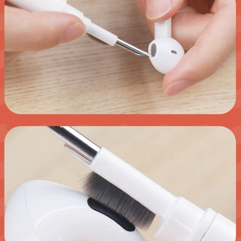 idrop [ 5 IN 1 ] Multipurpose Cleaning Brush Set for Keyboard Headphone and Notebook / Set Membersih Alat Gajet Elektronik / (1PCS)键盘耳机多用毛刷