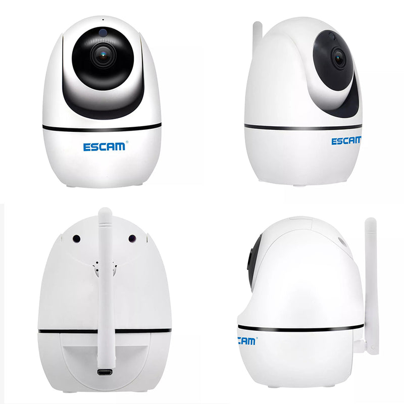 idrop ESCAM PVR008 - Wifi Wireless Home Security IP Camera HD H265 1080p Pan Tilt Motion & Sound Detection