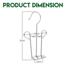 idrop 1pcs Multipurpose Stainless Steel Drying Shoe Hanger Rack