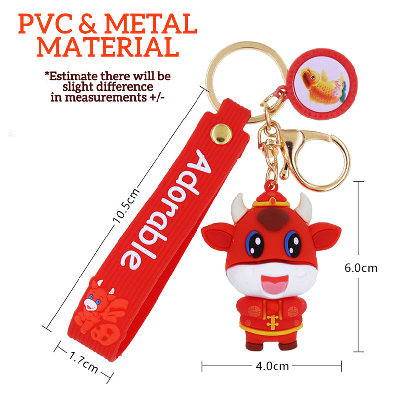 idrop CHINESE NEW YEAR - CNY Ox Mascot Keychain [ 1pc ]
