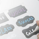 idrop Name Label Identification Sticker Sign ( 1 SET / 6PCS )