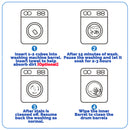 idrop 12PCS Easy Dissolve Washing Machine Cleaning Disinfectant Detergent Cube