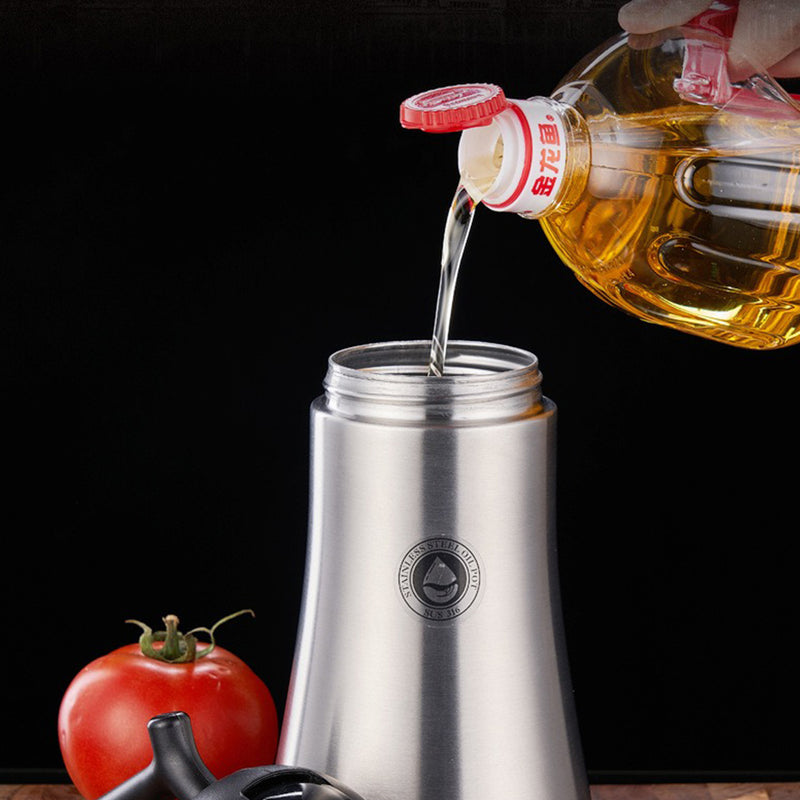 idrop SUS316 Stainless Steel Oil Pot Oil Bottle / Botol Minyak Keluli Tahan Karat / 316不锈钢大号油壶(调味瓶)