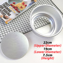 idrop [ 8in ] Bevelled Edge Aluminium Cake Mold with Movable Bottom Lid / Acuan Kek Aluminium / 铝饼模