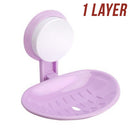 idrop Singular Soap & Toiletry Bathroom Accessory Wall Mount Storage Rack [ 1 Layer / 2 Layer ]