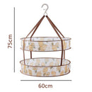 idrop [ 2 Layer ] Large Laundry Drying Cooler Basket 60cm X 75cm / Bakul Jaring Pengeringan Baju Basuhan / 大号双层凉衣篮(双层双围)(60X75CM)