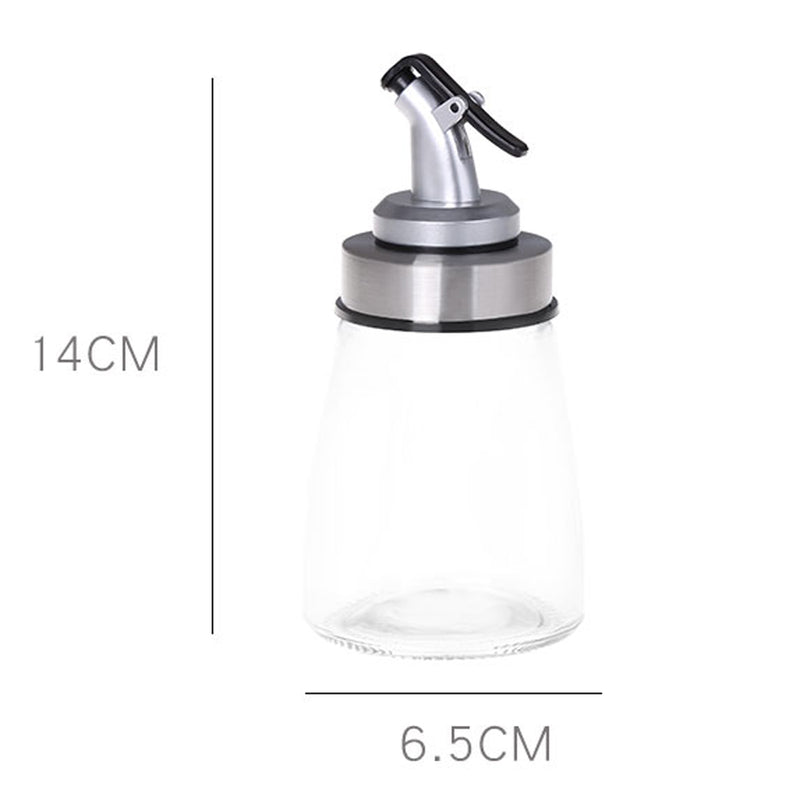 idrop 180ml Glass Oil Seasoning Sauce Dispenser Bottle Jar [ 1pc ]