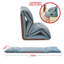 idrop [ SINGLE ] Foldable Long Floor Lounge Lazy Sofa Chair / Kerusi Baring Lipat /  加长懒人躺椅 [ 210CM L x 65CM W ]