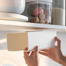 idrop Tissue Box & Plastic Roll Wall Mounted Holder and Household Item Storage