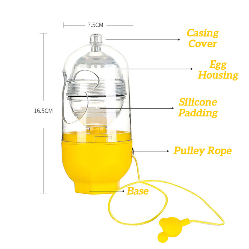idrop Golden Egg Yolk Shaker Mixer Roller Hand Manual Crank Pulley