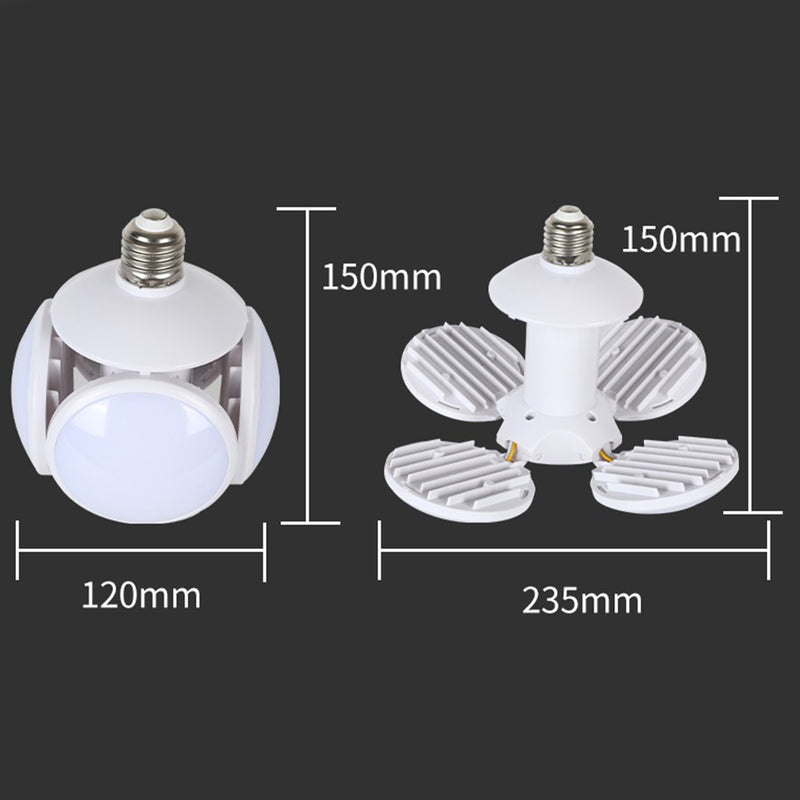 idrop E27 6500K 40W Folding Bright LED Light Football UFO Lightbulb