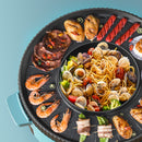 idrop [ 2 IN 1 ] Multifunction Electric Hot Pot  & BBQ Cooking Grill Cooker [ 1700W ]