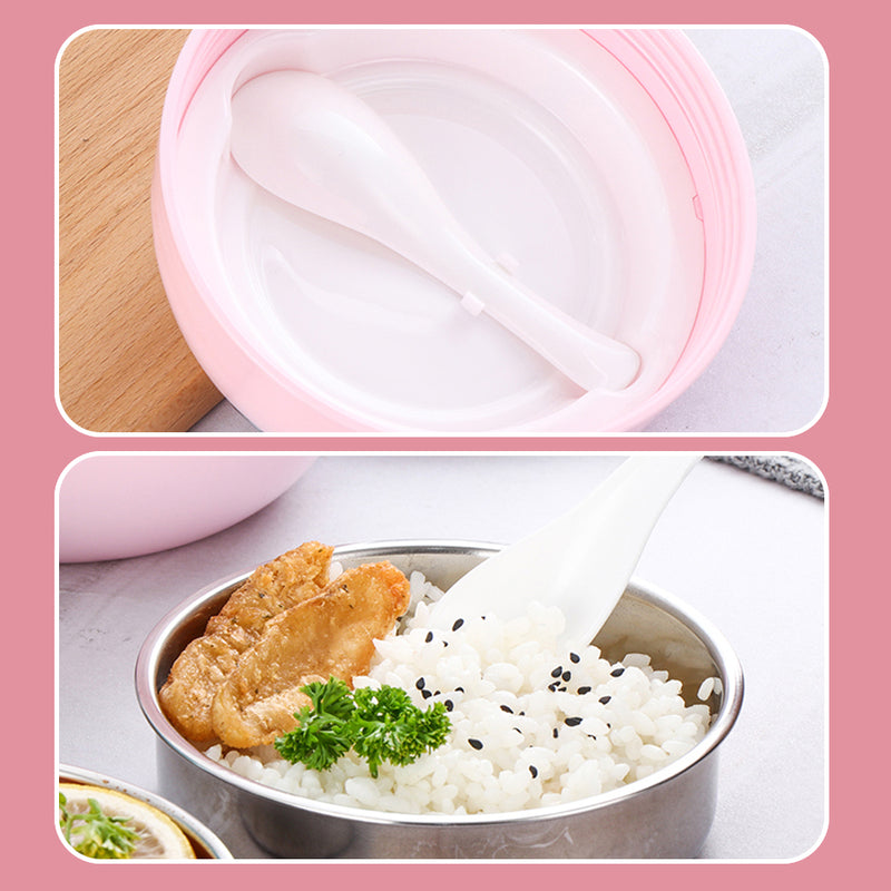 idrop 1.4L Portable Food Lunch Box SU304 Stainless Steel Inner Pot Insulation Container