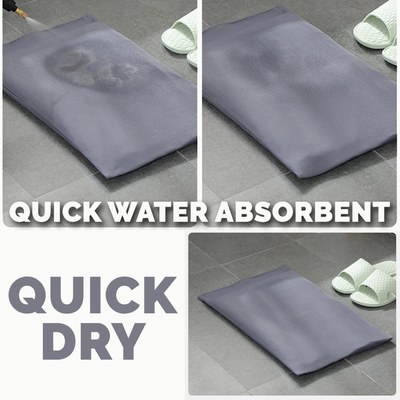 idrop Quick Drying Water Absorbent Diatom Foot Mat Pad