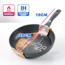 idrop [ 28CM ] Maifan Stone Single Handle Nonstick Frying Pan / Kuali Memasak Tidak Lekat / 28CM麦饭石单柄炒锅