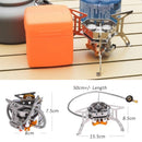 idrop Camping Mini Stove Compact Portable Foldable Outdoor Cooker / Dapur Masak Mudah Alih Senang Lipat / 气炉户外便携气罐自驾游炊具