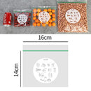 idrop [ 36PCS ] Fresh Keeping Sealed Food Packaging Zipper Bag [ 14cm X 16cm ] / Beg Bungkus Makanan / 小号密封袋14*16CM