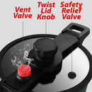 idrop  [ 6L ] 24CM Iron Micro Pressure Cooker Pot / Periuk Masak Tekanan Mikro / 6L大容量升级版铁微压锅24CM