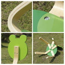 idrop Children Wooden Study Sitting Stool Chair with Animal Design