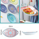 idrop Double Ear Ceramic Baking Tray / Dulang Makan Seramik / 陶瓷烤盘