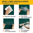 idrop Wall Mounted Foldable Punch Free Corner Shelf Rack / Rak Dinding Boleh Lipat / (强力胶)转角置物架