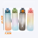 idrop Gradient Color Drinking Water Bottle / Botol Air Warna-Warni / 1000ML新款渐变色塑料水壶