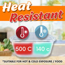 idrop [ 1000ml ] Rectangular Glass Borosilicate Heat Resistant Food Container Lunchbox / Bekas Makanan Gelas Tahan Panas / 1000ML高硼硅耐热玻璃保鲜盒(长方型)(1040ML)