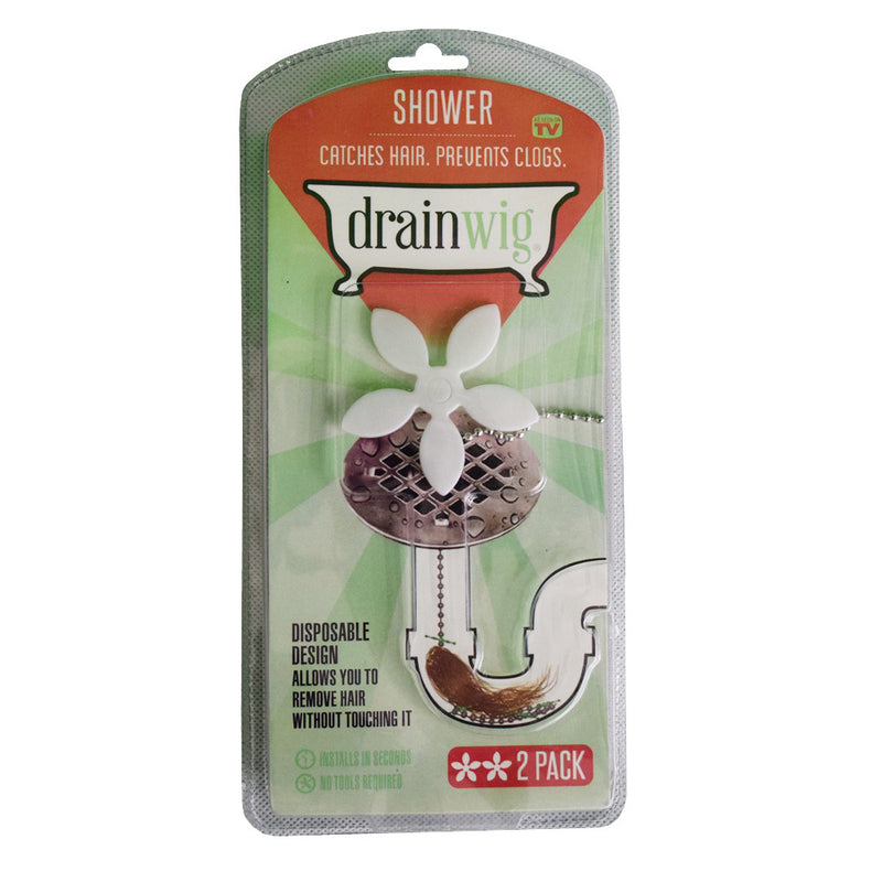 Drain Wig Bathtub Hair Catcher (2-Pack)