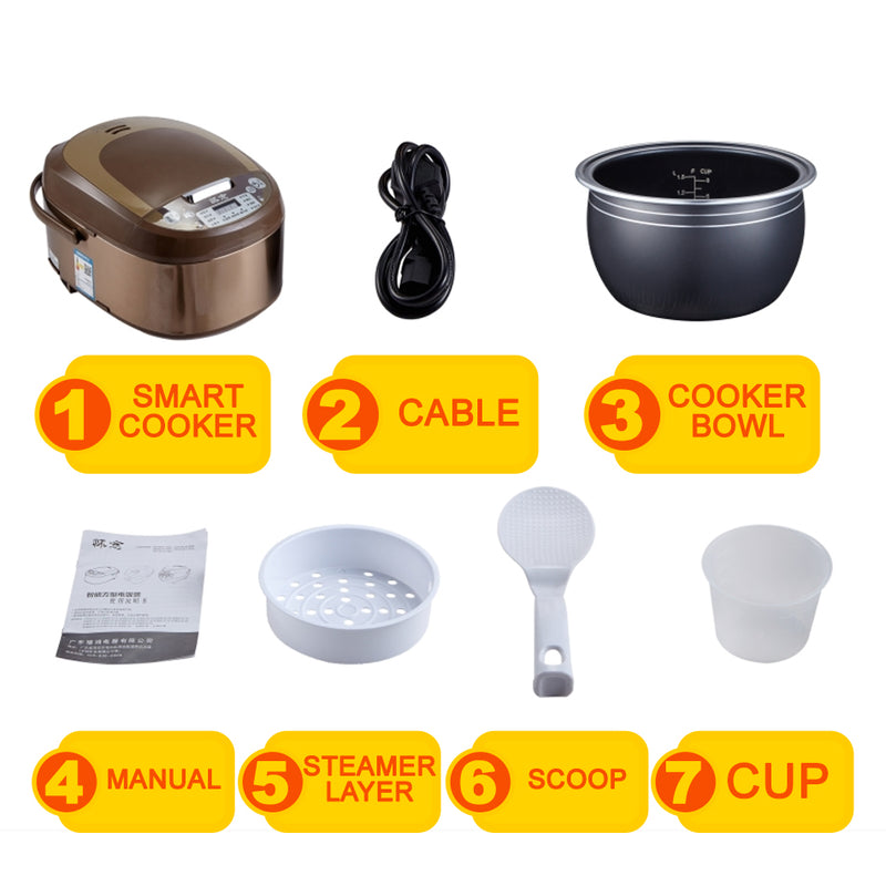 idrop [ 5L ] Multifunctional Smart Rice Electric Cooker [ 900W ]