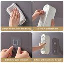 idrop Wall Mounted Vertical Seasoning Storage Box 5-Grid / Bekas Penyimpanan Perempah / (强力胶)5012