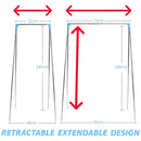 idrop Retractable Portable Drying Rack / Rak Gantung Baju Mudah Alih / 可伸缩便携式晾衣架