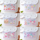 idrop Face Mask Portable Storage Transparent Container Box with Cartoon Decoration