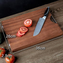 idrop Solid Thick Kitchen Wooden Cutting Board Ebony Wood / Papan Pemotong Dapur Tebal & Keras Kayu Eboni / 木菜板 乌檀木菜板 36X26X2.5CM