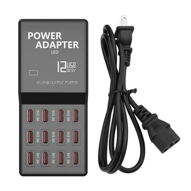 idrop 12 USB Output Port Charging Power Adapter / Adapter Pengescasan / 12个USB输出口充电电源适配器
