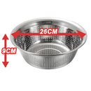 idrop [ 26CM ] Stainless Steel Washing Drain Basin Strainer Bowl
