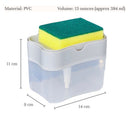 idrop Kitchen Soap Pump & Sponge Caddy / Bekas Sabun Basuh Pinggan dan Span / 洗洁精按压盒