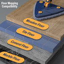idrop Triangle Foldable Rotating Water Absorbant Flat Mop / Mop Lantai Rata Serap Air Boleh Putar dan Lipat / 三角拖把家用拧水拖把懒人旋转蝴