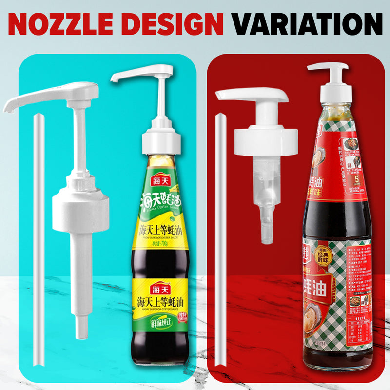 idrop Pressure Pump Bottle Nozzle Dispenser Universal for Sauce & Seasoning Bottle / Pam Muncung Botol / 瓶喷嘴泵 [ 1PC ]