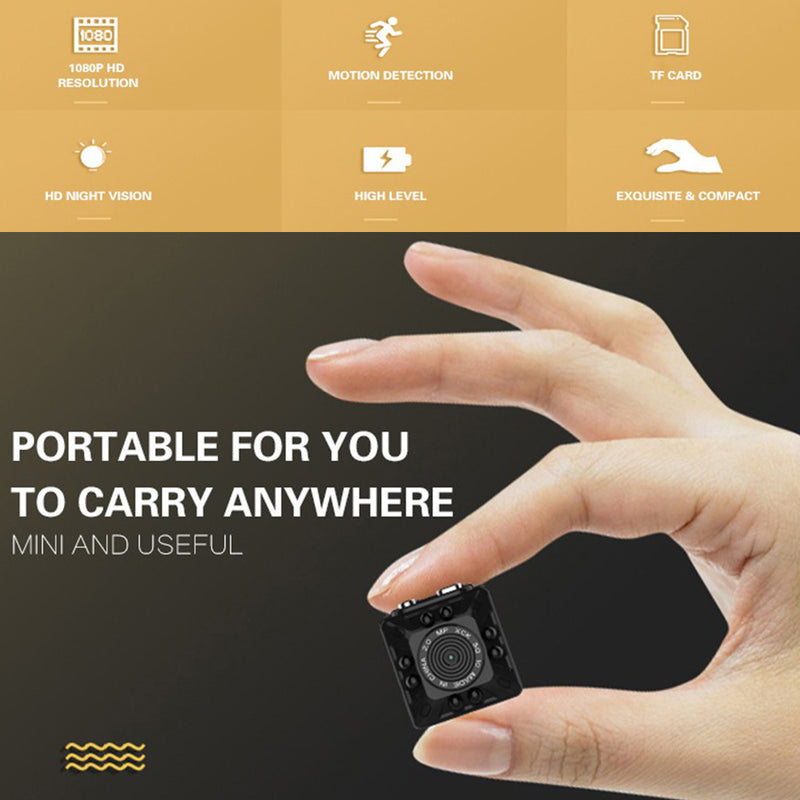 idrop SQ10 Mini DV Full HD Camera 1080P / 720P Video + Night Vision