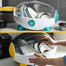 idrop Household Kitchen Utensil Bowl Plates Utensil Dishrack Storage Container Box