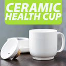 idrop [ 800ml ] Multifunctional Ceramic Pocelain Health Cup / Cawan Minum Seramik / 0.8L多功能分体养生杯(陶 瓷杯)