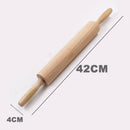 idrop [ 42CM x 4CM ] Movable Stick Kitchen Dough Bakery Rolling Pin / Kayu Penggelek Acuan / 可动棒厨房面团面包店擀面杖