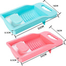 idrop Plastic Laundry fabric Wash Board / Papan Plastik Basuh Baju / 塑料懒人搓衣板