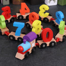 idrop NUMBER TRAIN - Numeric Wooden Train Learning Toy