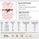 idrop (Ready Stock) Sleeveless Cute Baby Romper (Girl) / Baju Bayi Perempuan Tanpa Lengan / 无袖可爱婴儿连身衣（女）